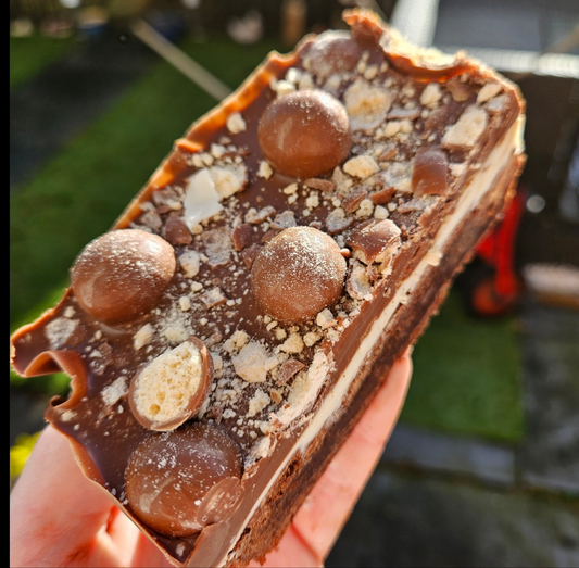 Maltesers white & milk chocolate  Brownie