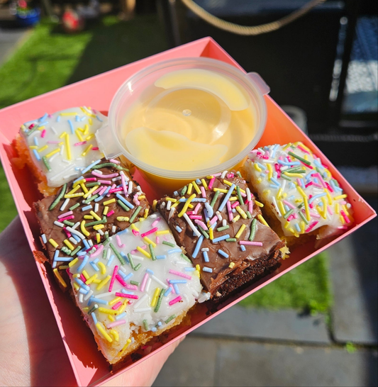 Old school & Choc old school tray for 1